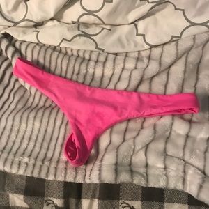 Hot pink Brazilian bikini bottoms